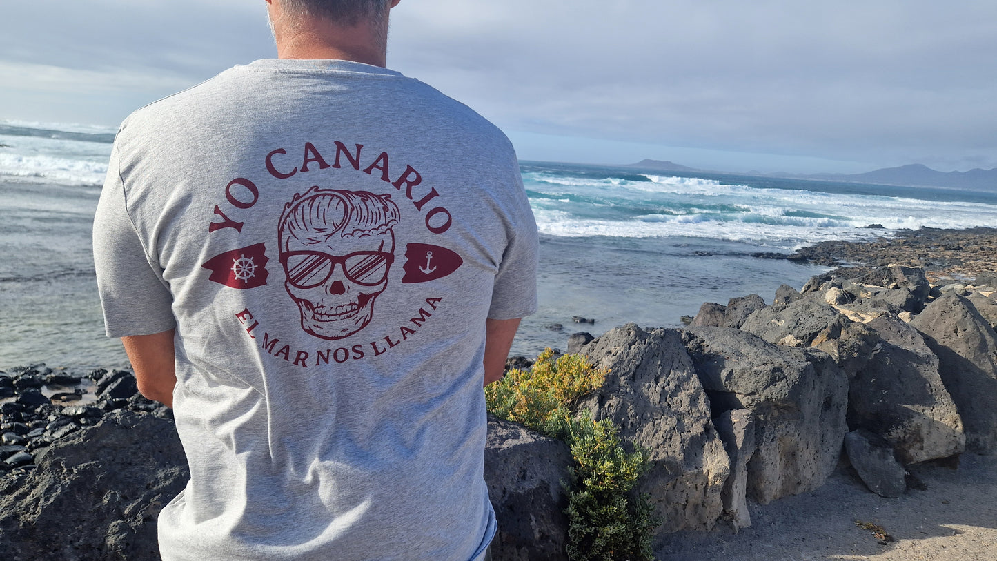 Camiseta CALAVERA Gris