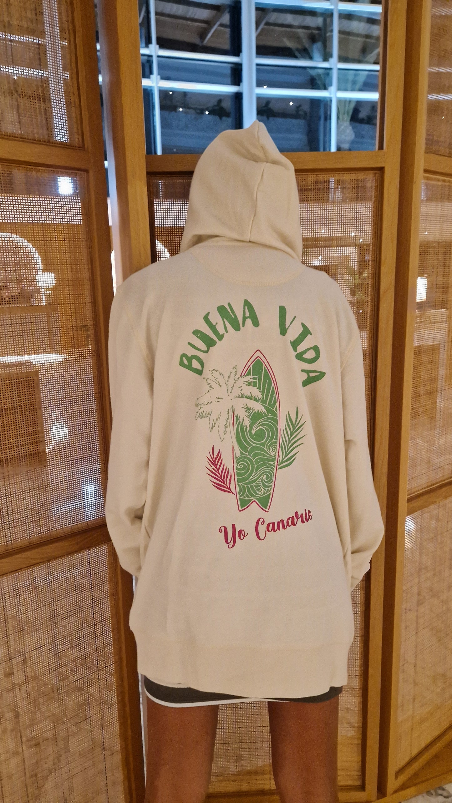 Sudadera BUENA VIDA cremallera