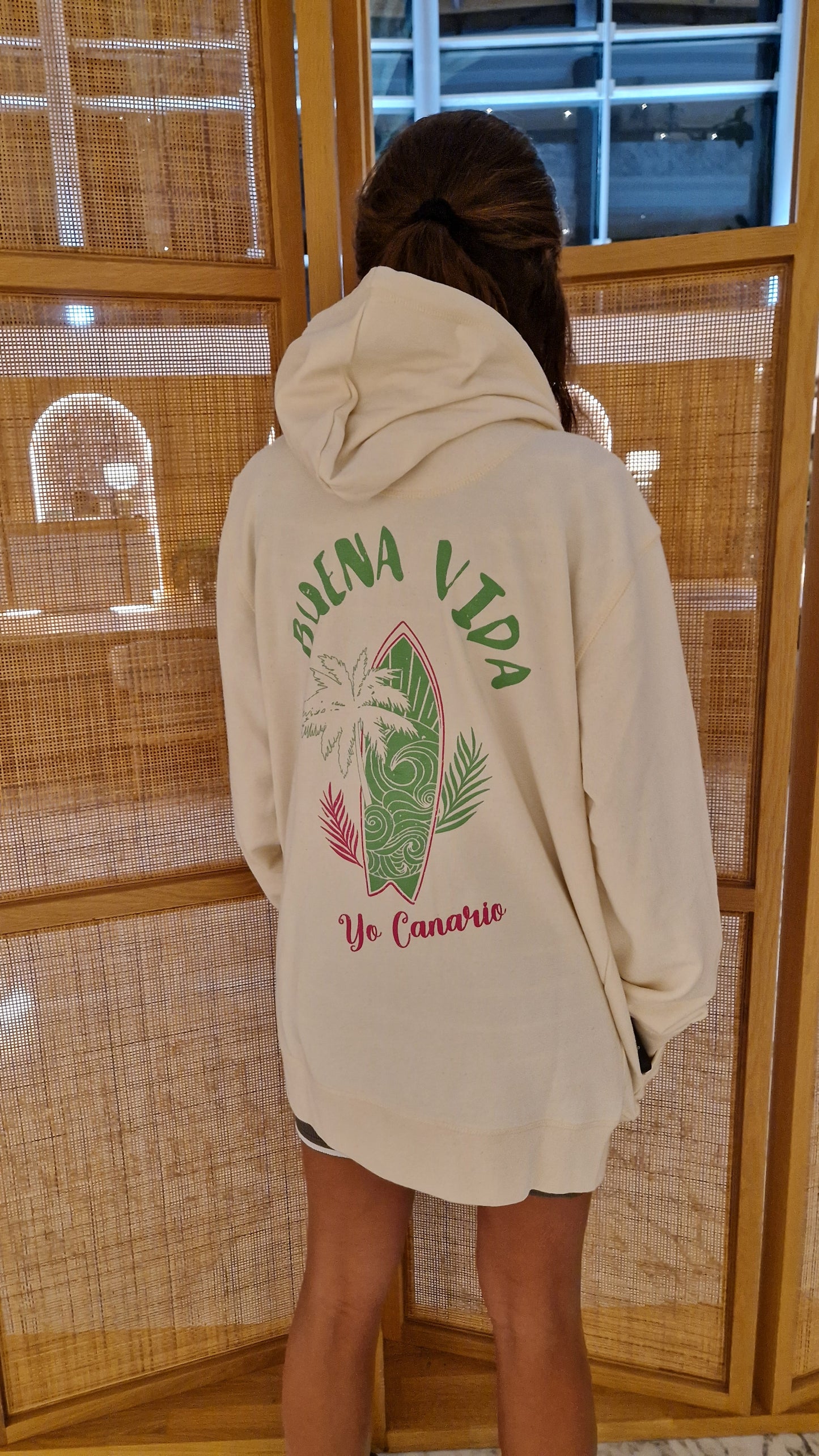 Sudadera BUENA VIDA cremallera