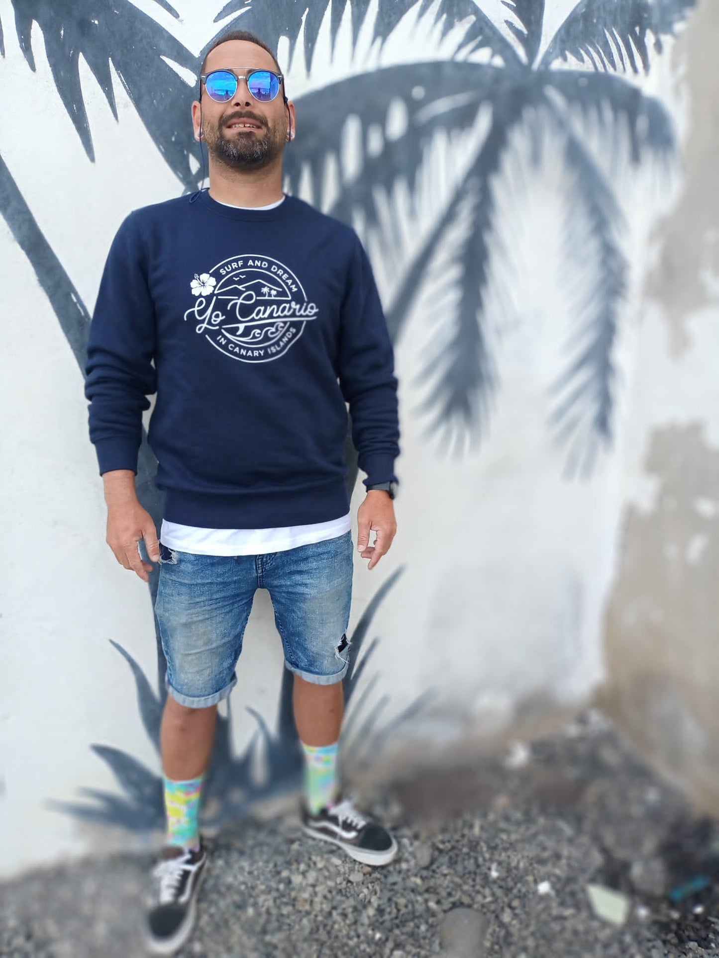 Jersey IN CANARY ISLAND Azul marino