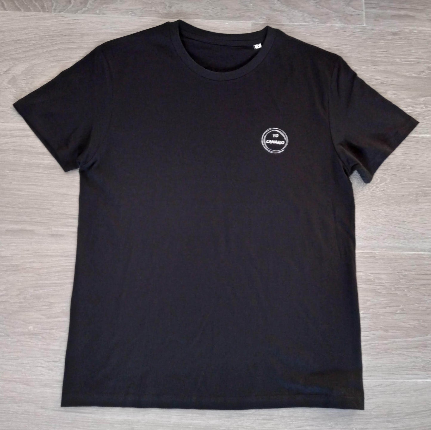 Camiseta PALMERAS EN ESPEJO Negro
