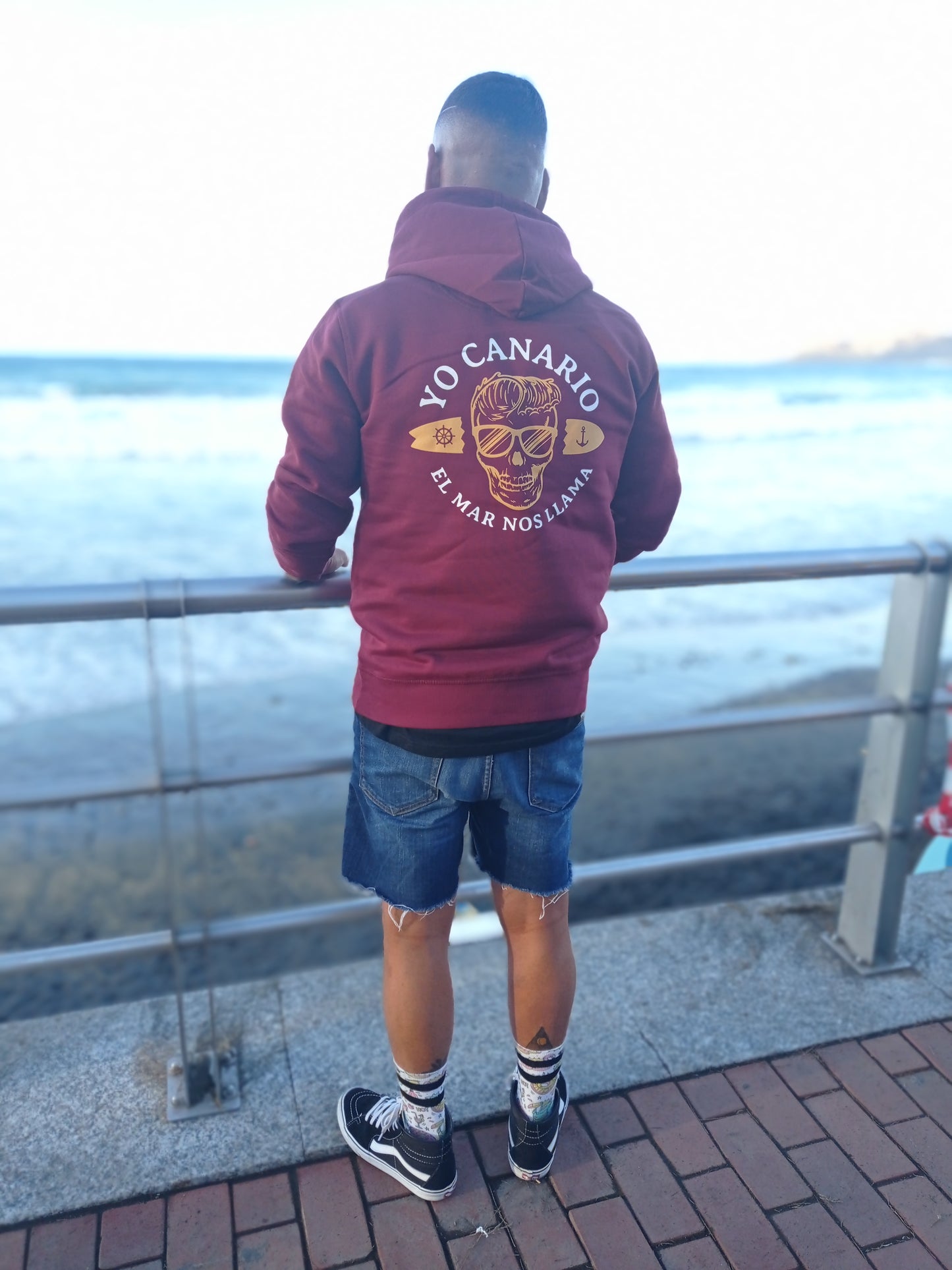 Sudadera CALAVERA Burdeos