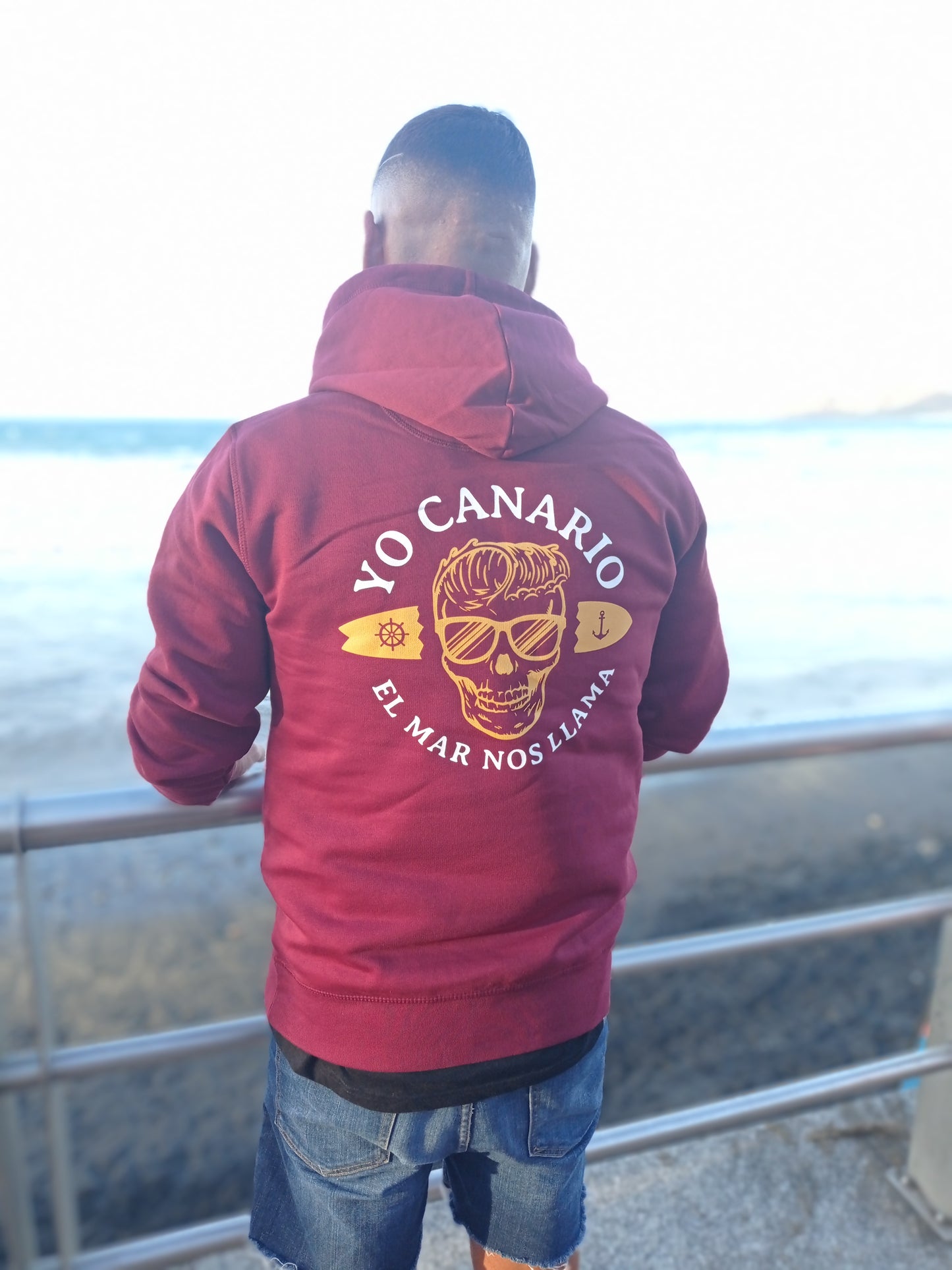 Sudadera CALAVERA Burdeos