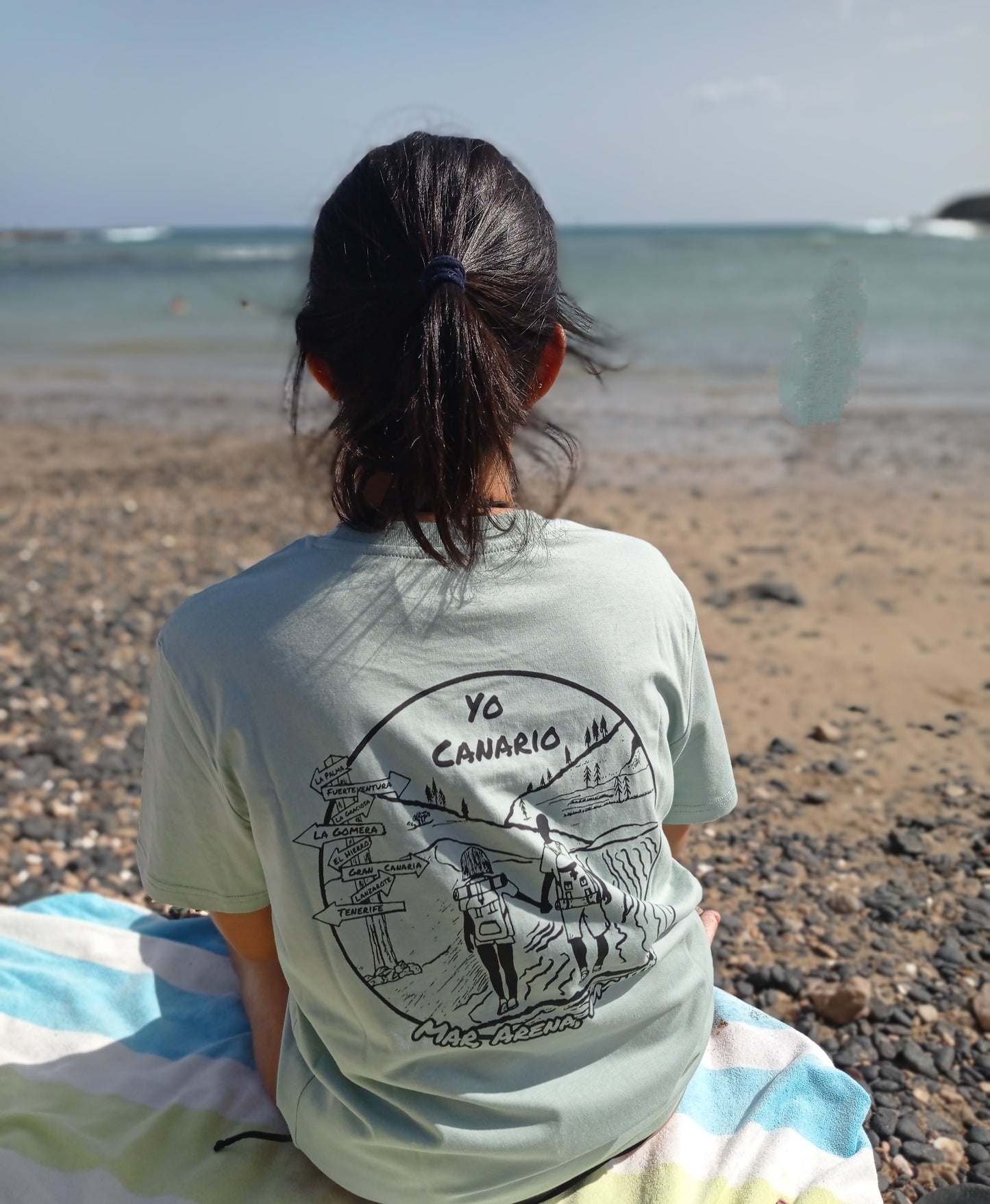 Camiseta MAR, ARENA, MONTAÑA Aloe