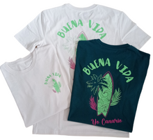 Cargar imagen en el visor de la galería, Camiseta BUENA VIDA Blanco Vintage
