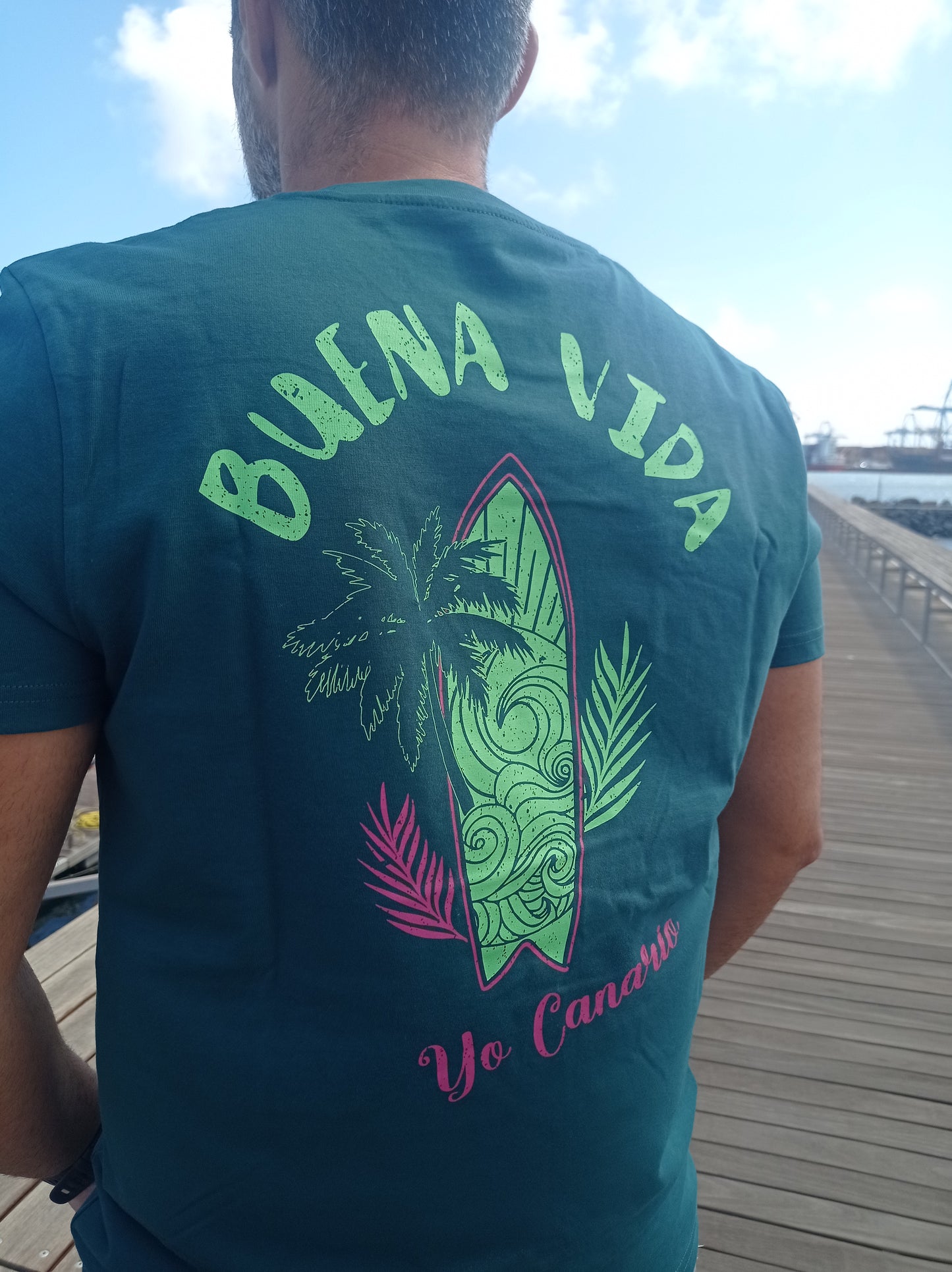 Camiseta BUENA VIDA Verde
