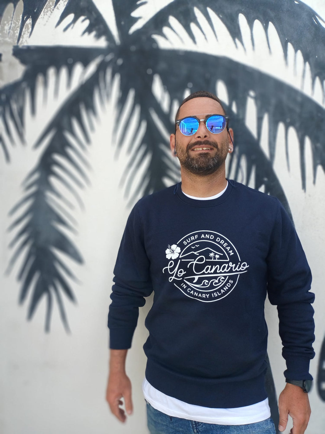 Jersey IN CANARY ISLAND Azul marino